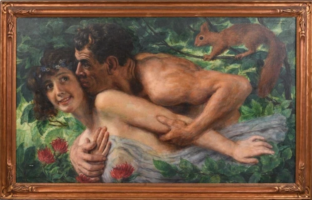 Fauno e ninfa, 1934